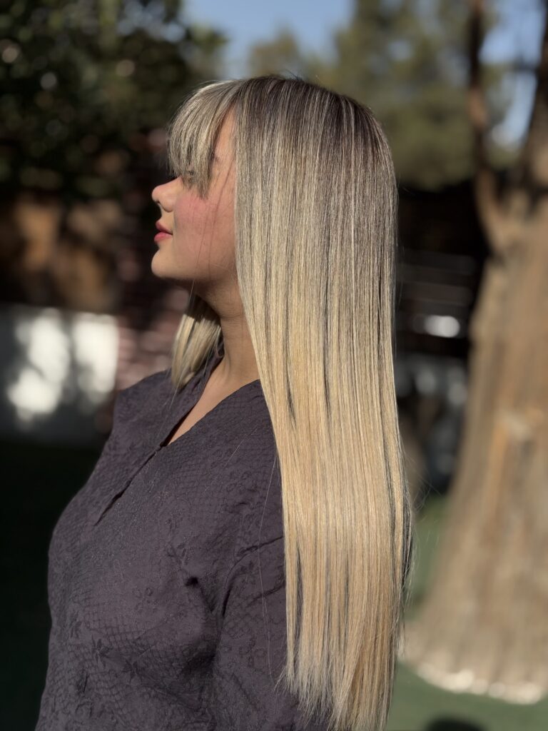 خدمات رنگ مو صدف باقری